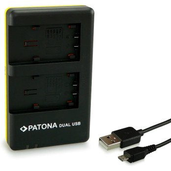 Charger Foto Dual Quick Panasonic VBT180/360 USB