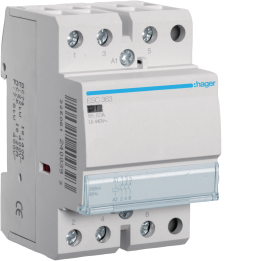 Hager ESC363 Contactor 63A 3NO 230V AC