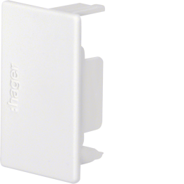 Hager LF3004569016 End Cap for LF/LFH Trunking 30x45mm Traffic White