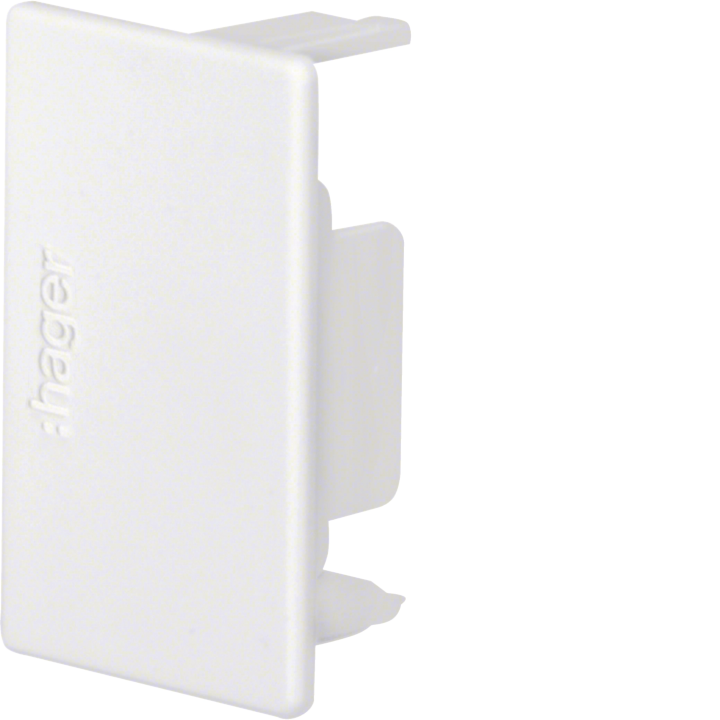 Hager LF3004569016 End Cap for LF/LFH Trunking 30x45mm Traffic White