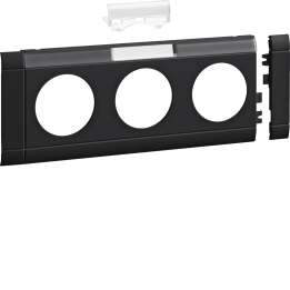 Hager GB080319011 Frontplate 3-gang socket lid 80 LF white