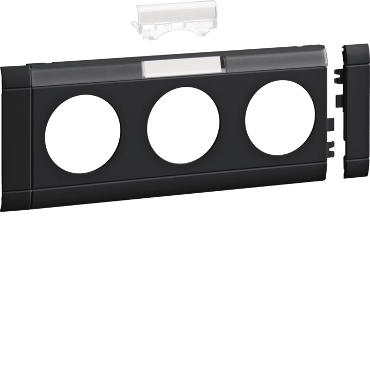 Hager GB080319011 Frontplate 3-gang socket lid 80 LF white