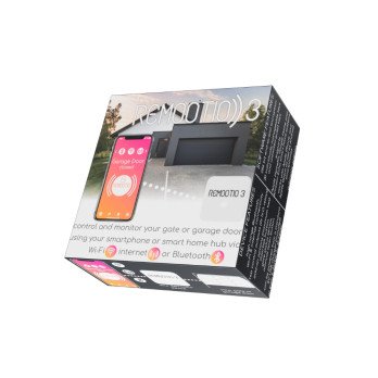 Remootio 3 + andur + toiteadapteri komplekt, nutikas Wi-Fi + Bluetoothi varava / garaaziukse kontroller
