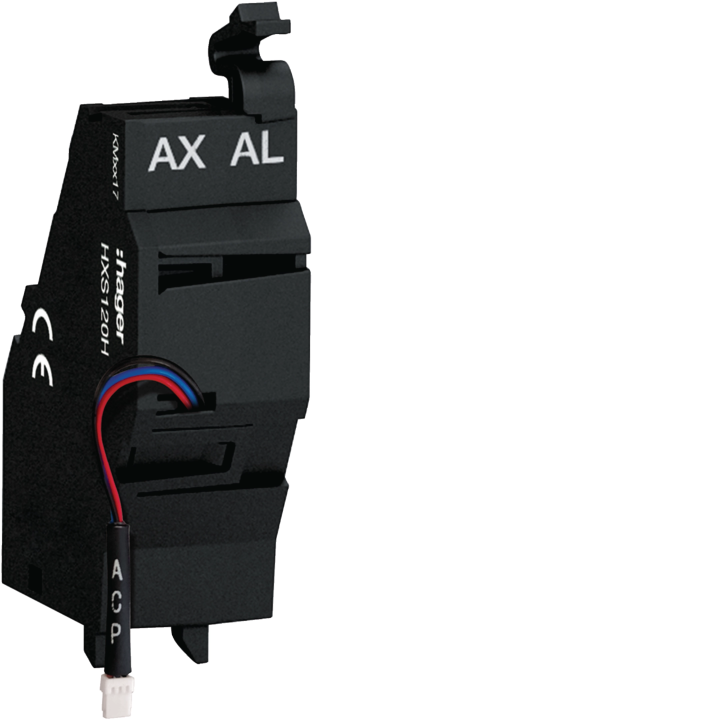 Hager HXS122H Modular Contactor 1NO 20A 125V AC / 30V DC