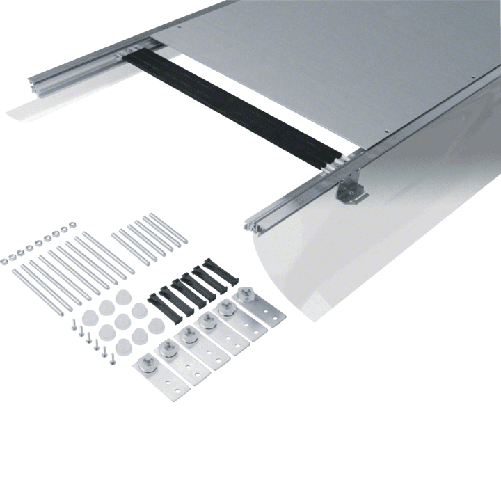 Hager BKF600045 grīdas kanāls ar foliju 600mm 45-70mm sausai kopšanai