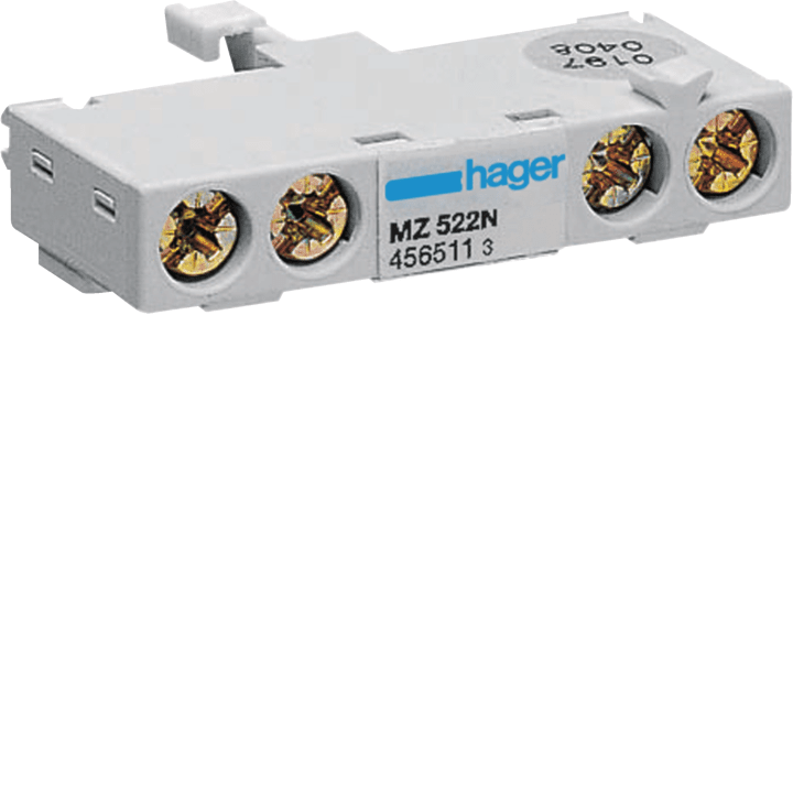 Вспомогательный контакт Hager MZ522N для пускателя двигателя, 1C