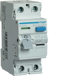 Hager CC216J RCCB 2P 16A 10mA AC