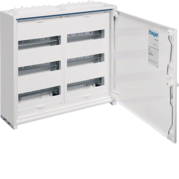 Hager FWB32 Universal Distribution Board Enclosure IP44 500x550x161mm 72 Modules