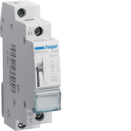 Hager EPN511 Latching Relay 1NO 12V