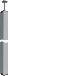 Hager DA200 DAS2803400ELN Pressure-Balancing Gland 3.4-3.7mm Anodised Aluminium