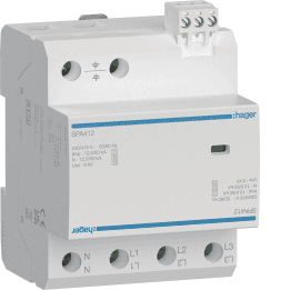 Hager SPA312 ylijännitesuoja SPD tyyppi 1+2+3 4P 12.5kA TN-S/TT