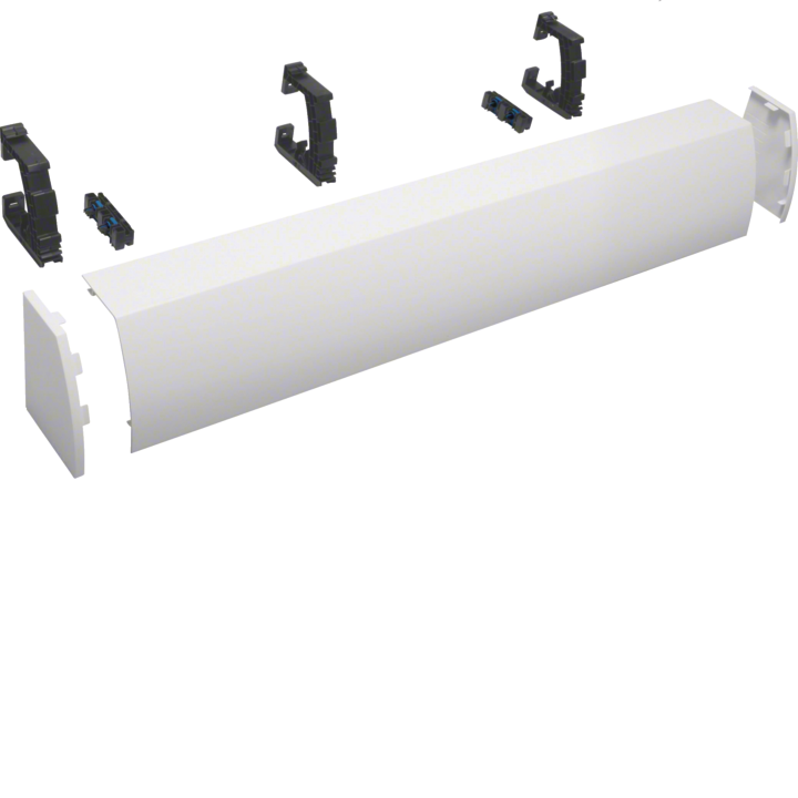 Hager FZ454 Cable Cover, 4-Section, Box Fixation