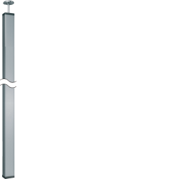 Hager DA200 DAS803100ELN Pressure Fitting 3.1-3.4m, Anodized Aluminium