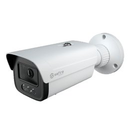 SAFIRE SMART SF-IPB380CA-8I1-SL 8MP 4K Bullet IP kamera su PoE, Wi-Fi, IP67, dvigubu apšvietimu, 40 m IR, įmontuotu mikrofonu