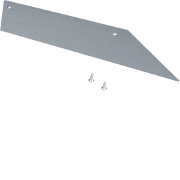 Hager AKE1500401 End Cap for On-Floor Trunking 150x40mm