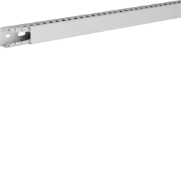 Hager HA725025 Slotted Panel Trunking 25x25mm Grey