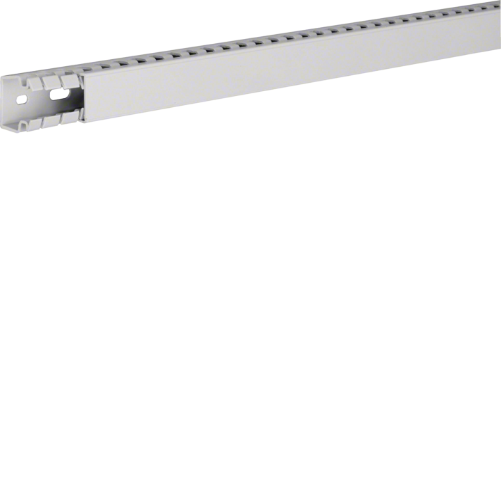 Hager HA725025 Slotted Panel Trunking 25x25mm Grey