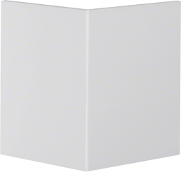 Hager R89297035 External Corner Lid for BR70100 Trunking, Light Grey