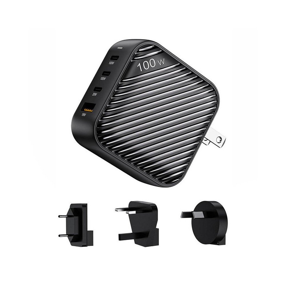 INVZI GanHub 3x USB-C + USB , 100 , /// ()