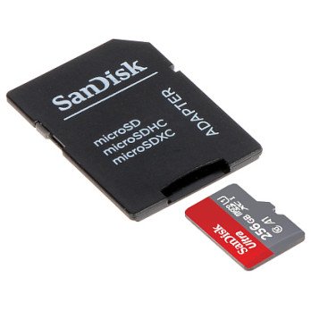 ATMINTIES KORTELE SD-MICRO-10/256-SANDISK microSD UHS-I, SDXC 256 GB SANDISK