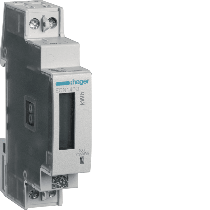 Hager ECN140D 1-fazis kWh skaitiklis tiesioginis 40A 1 modulis