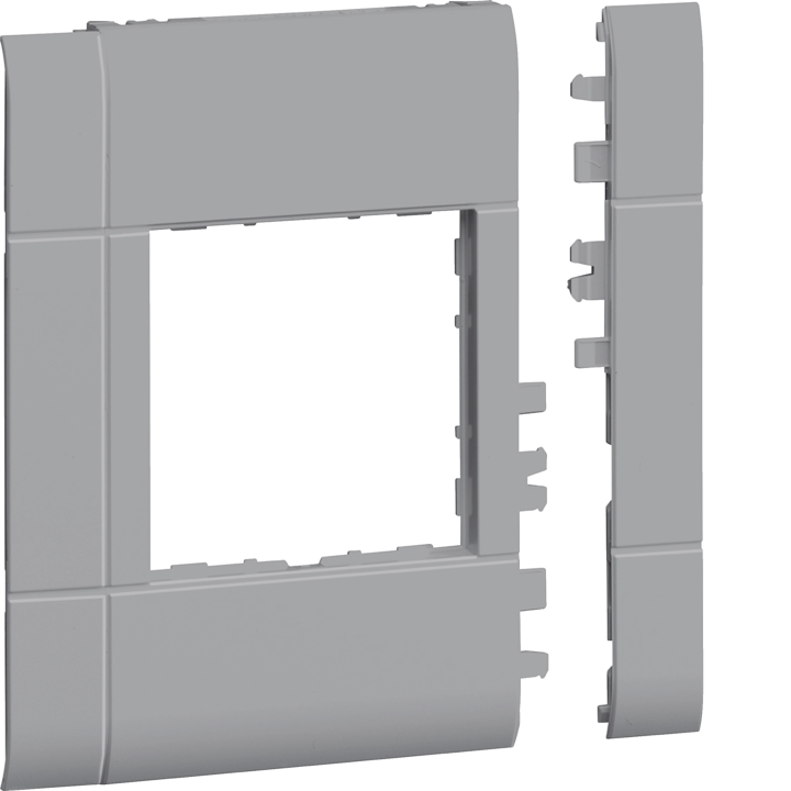 Hager GR1200ALAN Frontplate 55 mod. hfr, 120mm, aluminium