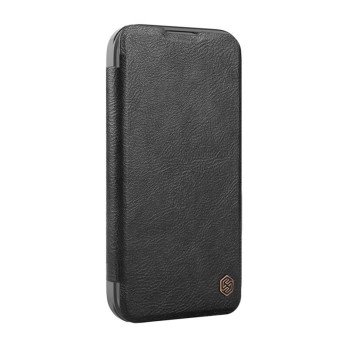 Nillkin Qin Prop adas iPhone 16 korpuss (melns)