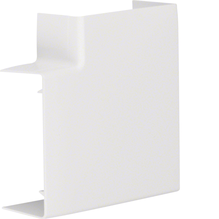 Hager LFF4009059016 Flat Angle for LF/LFF Trunking 40x90mm Traffic White