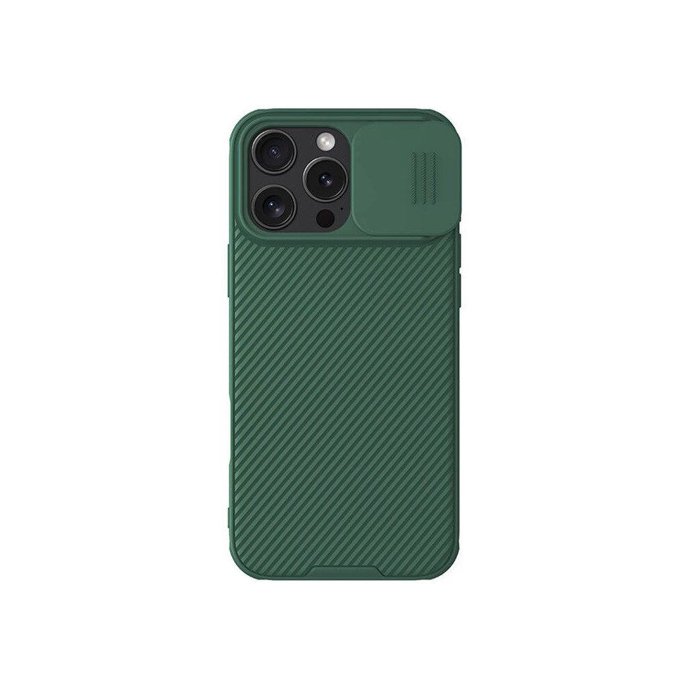 Nillkin CamShield Pro iPhone 16 Pro Max umbris (roheline)