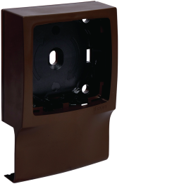 Hager ATA125198014 ASL-L Smart Socket Plinth, 12/16x30, Brown