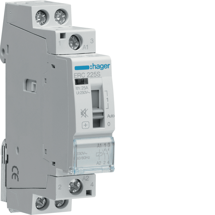 Hager ERC225S Humfree Override Controller 25A 2NO 230V
