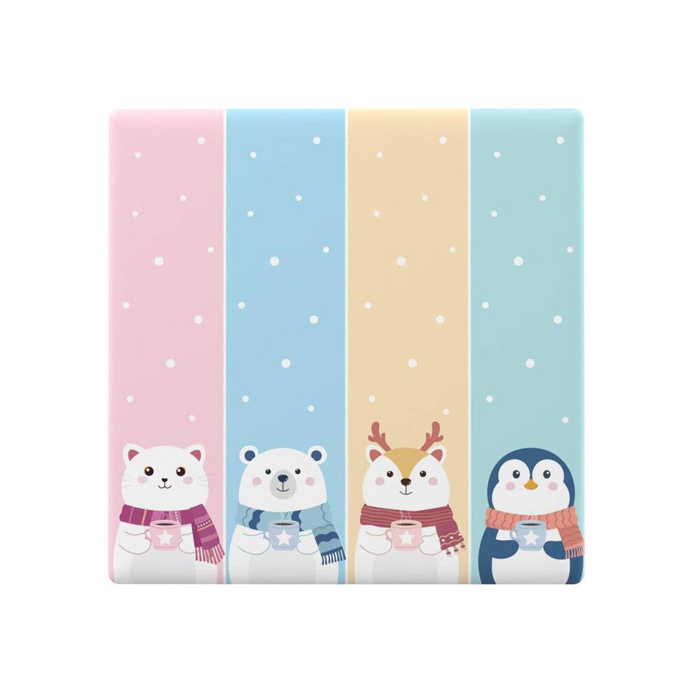 Decorative cover / cap for the T5 SONOFF Cartoon 4C touch switch.