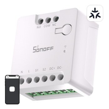 SONOFF MINI-D Smart WiFi Matter Switch (AC/DC 12-48V, kuiva kosketin)