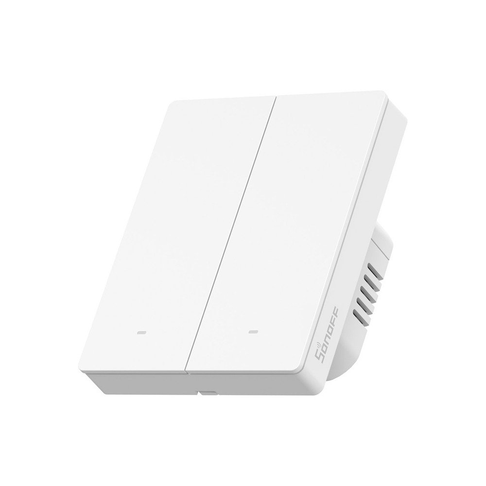 Sonoff ZBM5-2C-80W (2-kanaliline) Zigbee nutikas puutetundlik seinaluliti