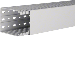 Hager HA7100080 Slotted Panel Trunking 100x80mm, Grey