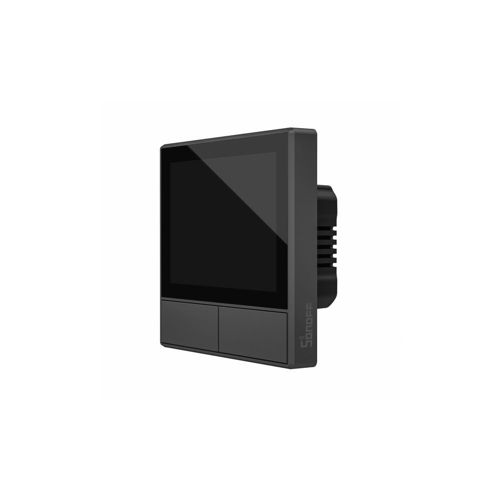 Sonoff NSPanel 2-gang smart WiFi wall switch with LED panel, thermostat and smart scene switch feature