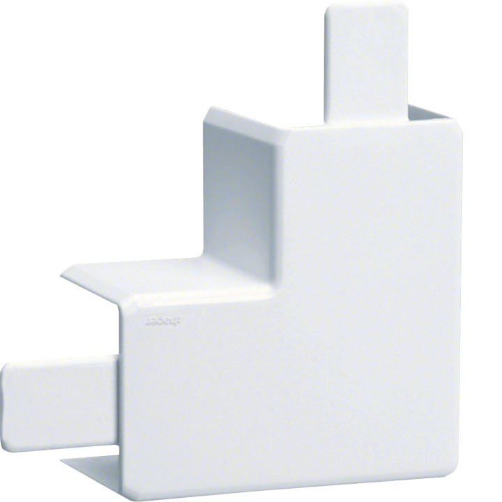 Hager EK4004059016 Flat Angle HFR LF 40x40mm Traffic White Cable Trunking
