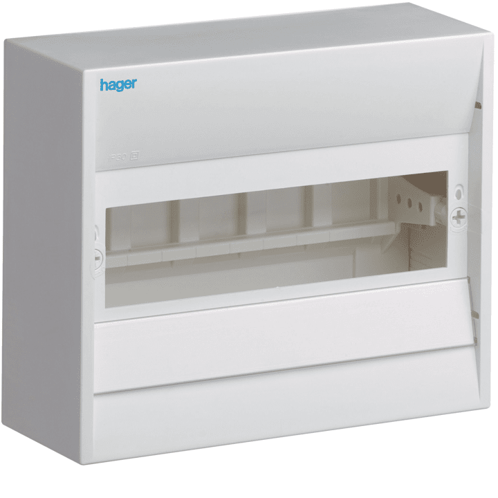 Hager GD110N mini korpuss, 10 moduļi, IP30, 1xPE, 1xN