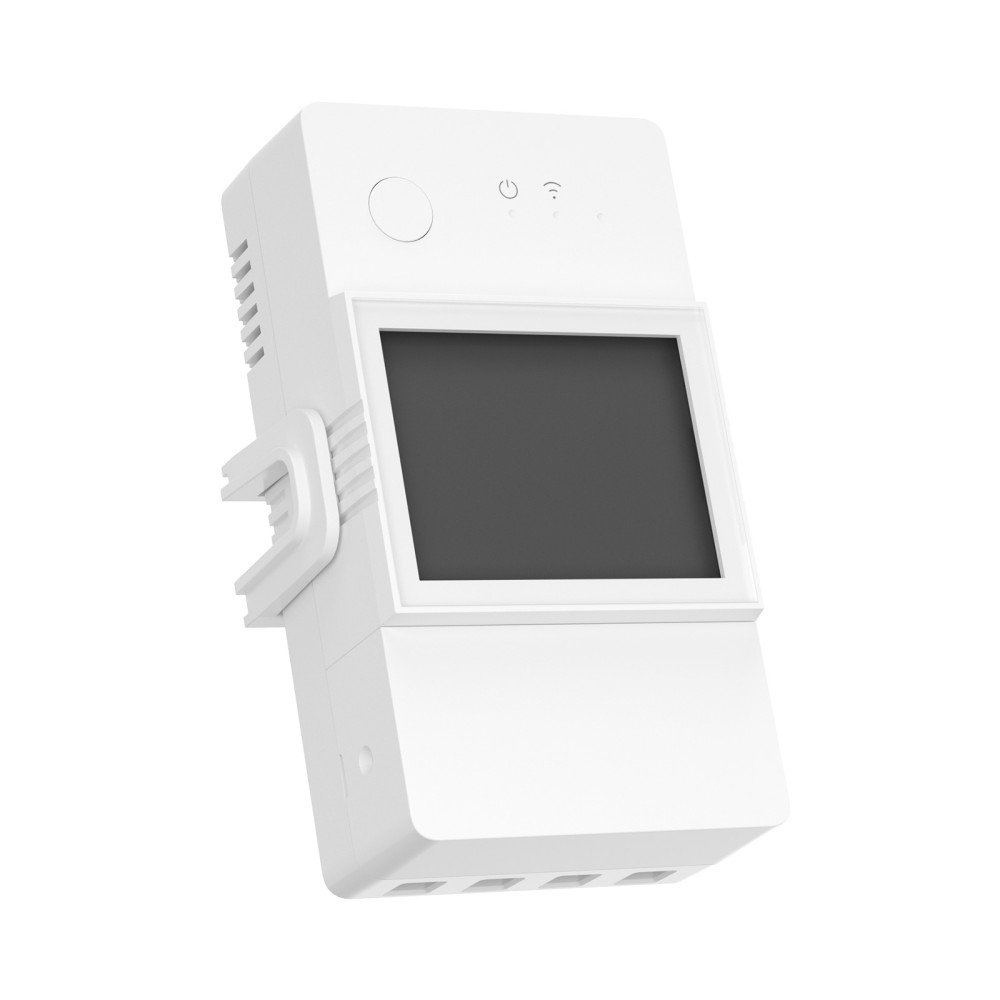 Sonoff POW Elite R3 (20A) WiFi nutirelee voimsusmooturi ja LCD-ekraaniga (POWR320D)