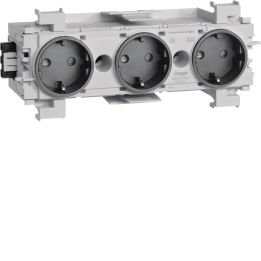 Hager GS30019011 3-Gang Smart Socket Outlet (Type G)