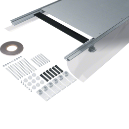 Hager BKFD600145 Floor Duct with Foil Seal, 600mm, Height 145-190mm