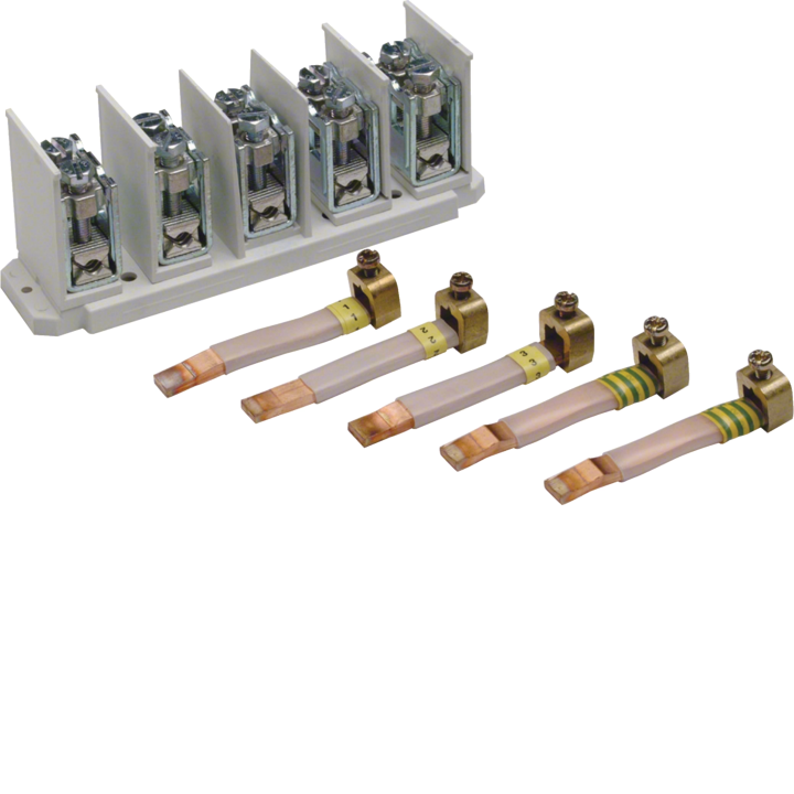 Клеммник Hager ZM15W соединительный, 5 полюсов