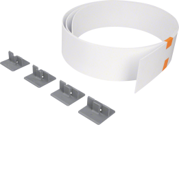 Hager BKTWK61 Partition for Cable Trunking, 61mm Height, 2m Length, PVC
