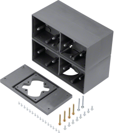 Hager GBZ87011 Pedestal Box 8 Installation Fields SG