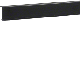 Hager SL20055219011 Trunking Lid with Soft Compound, Black