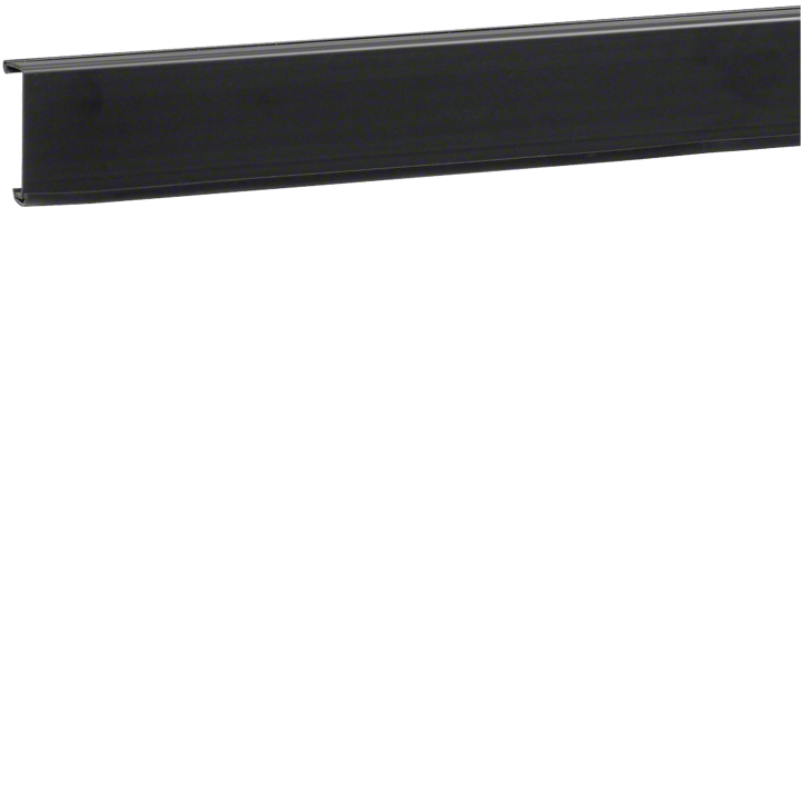 Hager SL20055219011 Trunking Lid with Soft Compound, Black