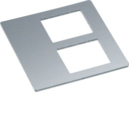 Hager GBVDM012 Support Plate for 2-Gang RJ45, 19.3x14.8 mm