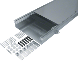 Hager BKW400060 Floor Duct with Trough 400x60-100mm