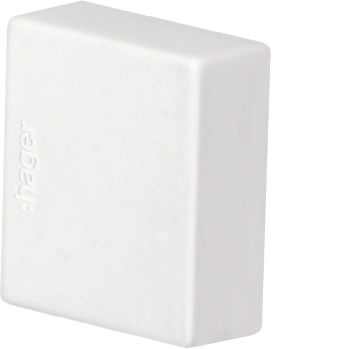 Hager LF1501569016 10x End Cap for LF 15x15mm Mini Trunking, Traffic White
