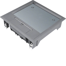 Hager VQ06127011 Floor Trunking 60x12mm Grey 2m